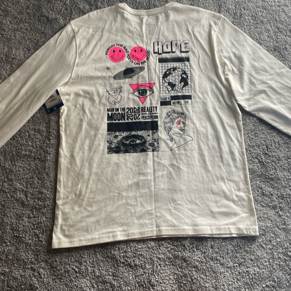 Arizona white and pink unisex medium T-shirt graphic designed back corky print - Picture 4 of 8